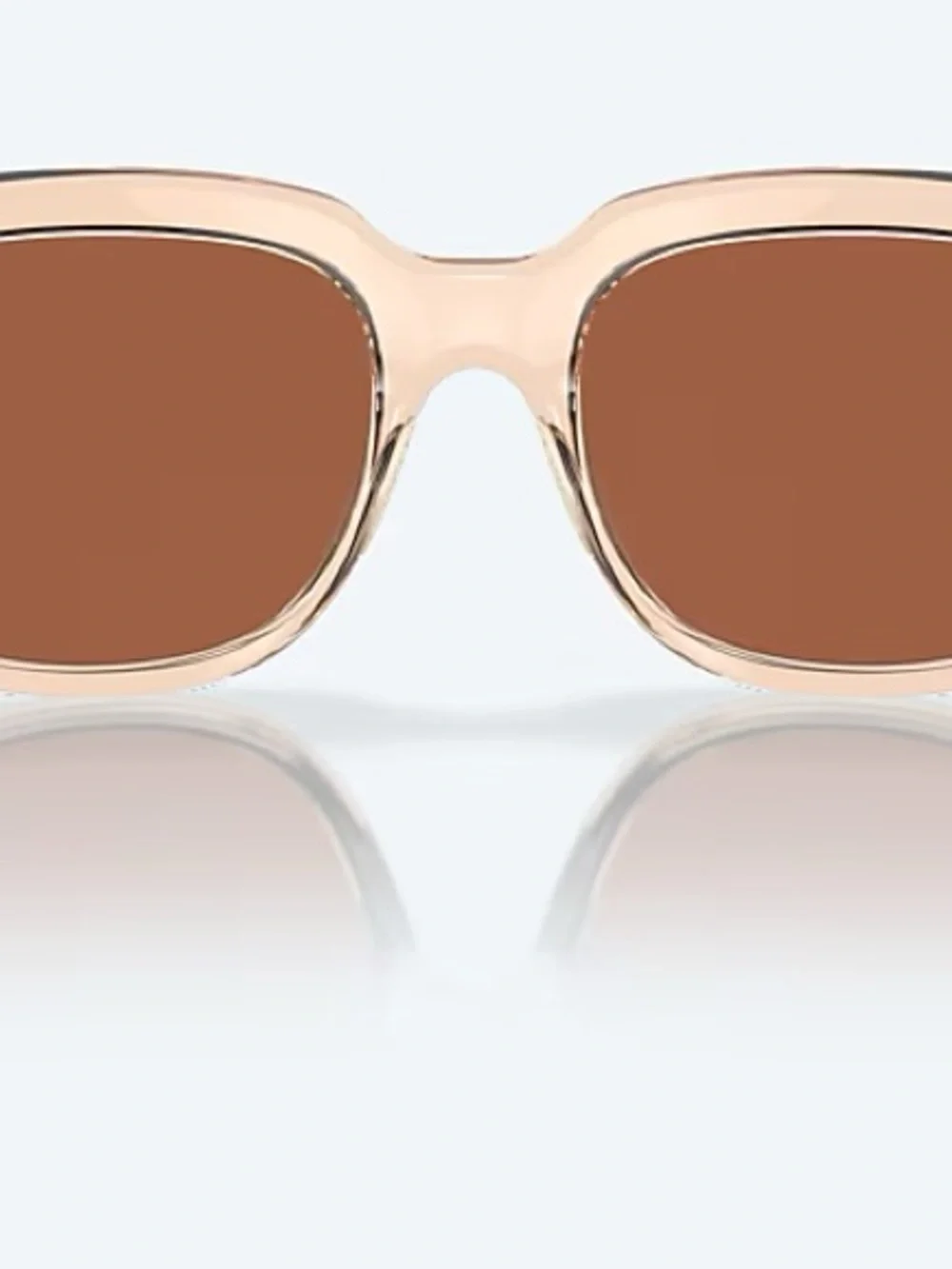 Costa Women’s Sunglasses - Rose Crystal Frame with Gray Lenses